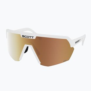 Ochelari de soare SCOTT Sport Shield LS white matt/amp ls gold chrome
