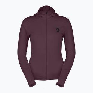 Bluză fleece pentru femei SCOTT Defined Light Hoody cocoa red