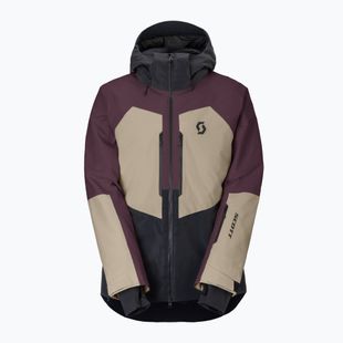 Geacă de schi pentru bărbați SCOTT Ultimate Dryo cocoa red/portobello beige