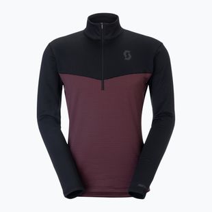 Bluză fleece pentru bărbați SCOTT Defined Light cocoa red/black