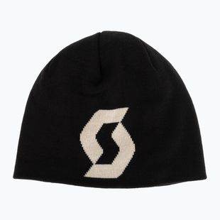 Căciulă de iarnă SCOTT Beanie Icon 3 piese negru/bej latte