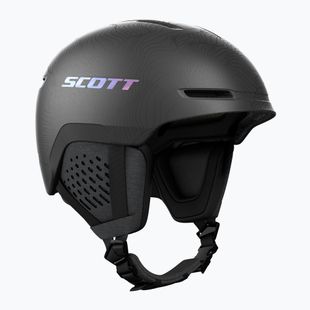 Cască de schi SCOTT Track granite black/holo silver