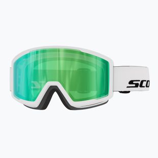 Ochelari de schi SCOTT Trace Pro Compact white/green chrome