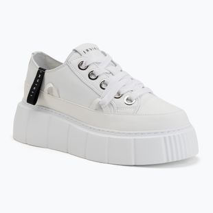 Încălțăminte pentru femei INUIKII Leather Matilda Low white