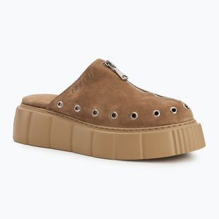 Papuci pentru femei  INUIKII Matilda Mule Suede beige