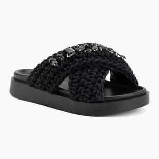Șlapi pentru femei INUIKII Woven Stones black