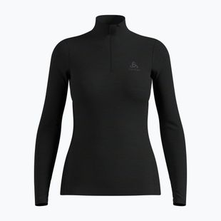 Bluză termoactivă pentru femei ODLO Merino 200 Bl Top Turtle Neck black