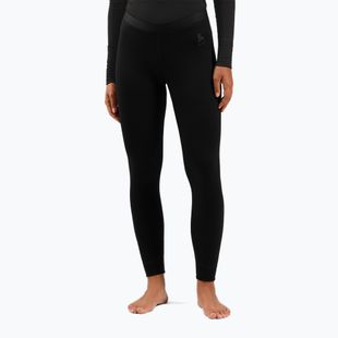 Pantaloni termoactivi pentru femei ODLO Merino 160 Bl Bottom Long black