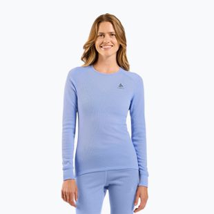 Bluză termică damă ODLO Active Warm Bl Top Crew Neck blue heron