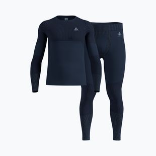 Set de lenjerie termoactivă pentru bărbați ODLO Fundamentals Performance Warm dark sapphire