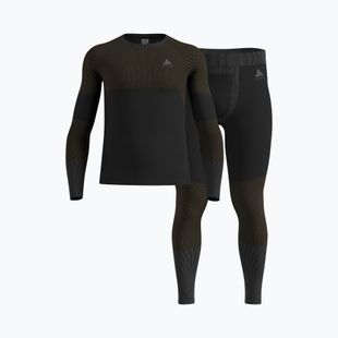 Set de lenjerie termoactivă pentru bărbați ODLO Fundamentals Performance Warm black