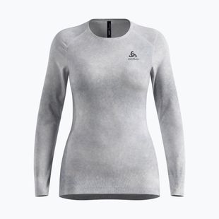 Bluză termică damă ODLO Active Warm X Pow Bl Top Crew Neck odlo silver grey