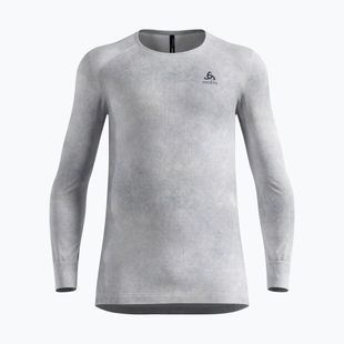 Bluză termică pentru bărbați ODLO Active Warm X Pow Bl Top Crew Neck odlo silver grey
