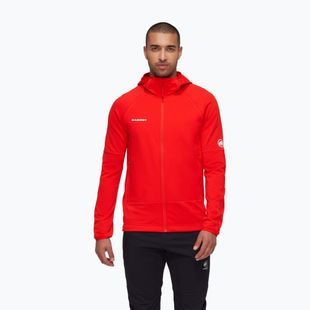 Geacă de vânt pentru bărbați Mammut Massone ML Hooded mammut red
