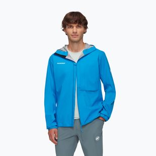 Geacă de ploaie pentru bărbați Mammut Ducan Light HS Hooded glacier blue
