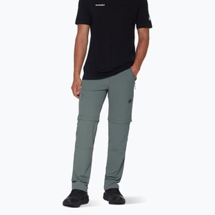 Pantaloni de trekking pentru băbrați Mammut Runbold IV Zip Off Regular strata
