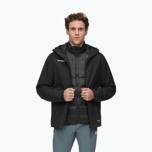 Geacă 3în1 pentru bărbați Mammut Treeline 3 in 1 HS Hooded Jacket Men black/black
