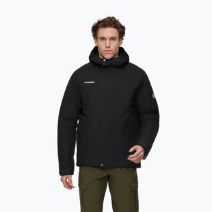 Geacă cu puf pentru bărbați Mammut Treeline HS Thermo Hooded black