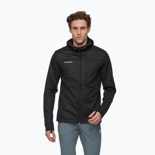 Geacă softshell pentru bărbați Mammut Ultimate VIII Softshell Hooded black