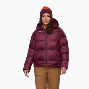 Geacă cu puf pentru femei Mammut Glacier Glow Insulation Hooded vin