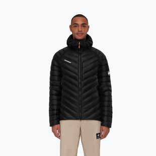 Geacă cu puf pentru bărbați Mammut Broad Peak Insulation Hooded black