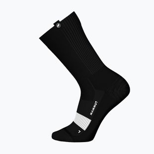 Șosete Mammut All Mountain Targeted Cushion Merino Crew black/white