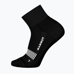 Șosete Mammut Hiking Full Cushion Quarter black/white