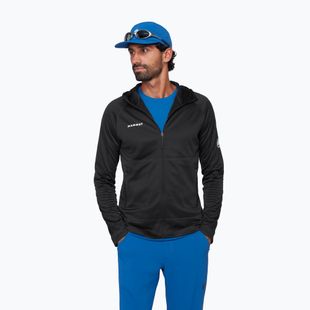 Bluză de trekking pentru bărbați Mammut Crag ML Hooded black