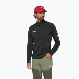 Bluză pentru bărbați Mammut Taiss ML Half Zip Pull black