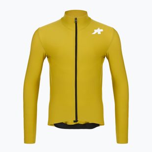 Longsleeve de ciclism pentru bărbați ASSOS Mille GT Spring Fall Jersey S11 golden yellow