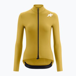 Longsleeve de ciclism pentru femei ASSOS Mille GT Spring Fall Jersey S11 golden yellow