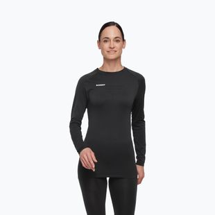 Bluză termică damă Mammut All-Mountain Seamless BL Mid black/white