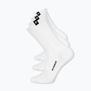 Șosete Mammut Everyday Crew 3 pairs white/white/white