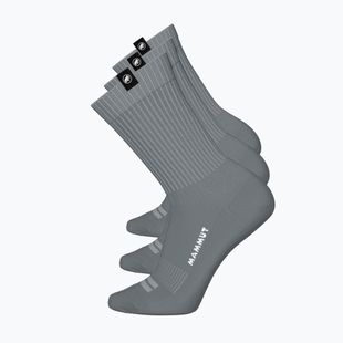 Șosete Mammut Everyday Crew 3 pairs black/strata/white