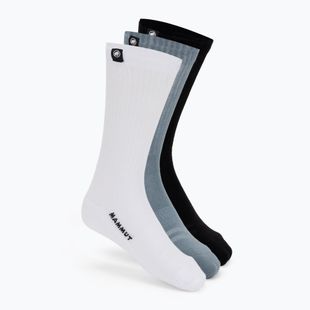 Șosete Mammut Everyday Crew 3 pairs black/strata/white