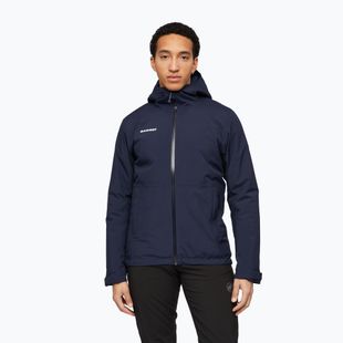 Geacă de ploaie pentru bărbați Mammut Linard HS Thermo Hooded Jacket Men marine