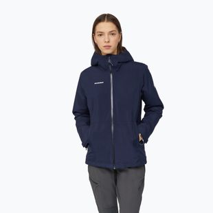 Geacă de ploaie pentru femei Mammut Linard HS Thermo Hooded Jacket Women marine