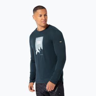 Longsleeve pentru bărbați super.natural 2 Pitch blueberry/various
