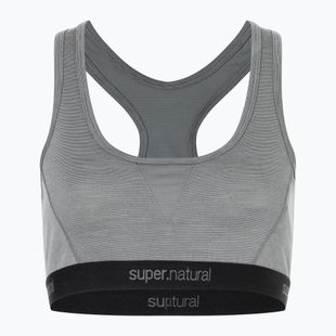 Sutien termoactiv super.natural Tundra 220 Semplice cashmere grey melange