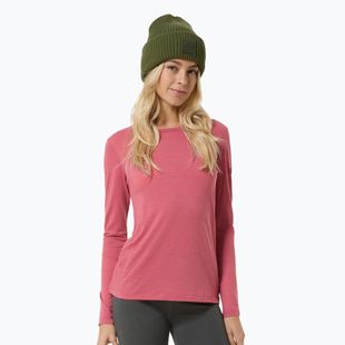 Longsleeve pentru femei super.natural Little Heartwood mauwewood/white stone