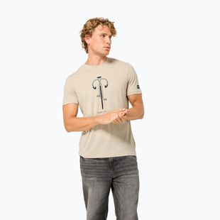 Tricou pentru bărbați super.natural Vintage Bike white pepper/eucalyptus/blueberry