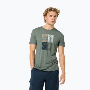 Tricou pentru bărbați Super.Natural Go Hiking Tee eucalyptus/various