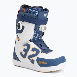 Încălțăminte de snowboard pentru bărbați ThirtyTwo Lashed Double Boa Zeb ʼ25 navy/white