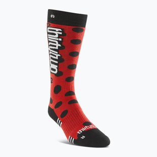 Șosete de snowboard pentru femei ThirtyTwo Merino red/black