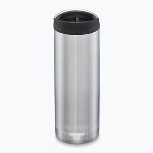 Cană termică Klean Kanteen TKWide Cafe Cap 473 ml brushed stainless