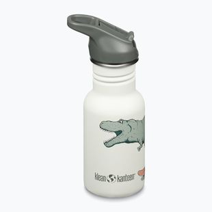 Sticlă turistică pentru copii Klean Kanteen Flip Seal Sport Cap Straw 355 ml dino skate