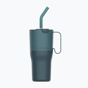 Cană termică KLEAN KANTEEN Rise Tumbler Flip Straw 1064 ml brittany blue