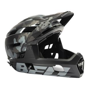 Cască de bicicletă BELL Full Face SUPER AIR R MIPS SPHERICAL, negru, BEL-7113677