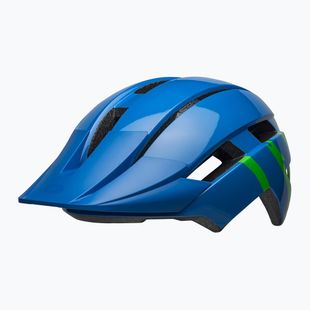 Cască de ciclism pentru copii Bell Sidetrack II Integrated MIPS Jr gloss blue/green