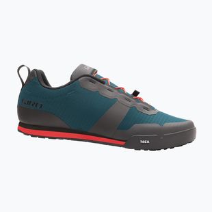 Încălțăminte de ciclism platformă pentru bărbați Giro Tracker Fastlace harbor blue/bright red